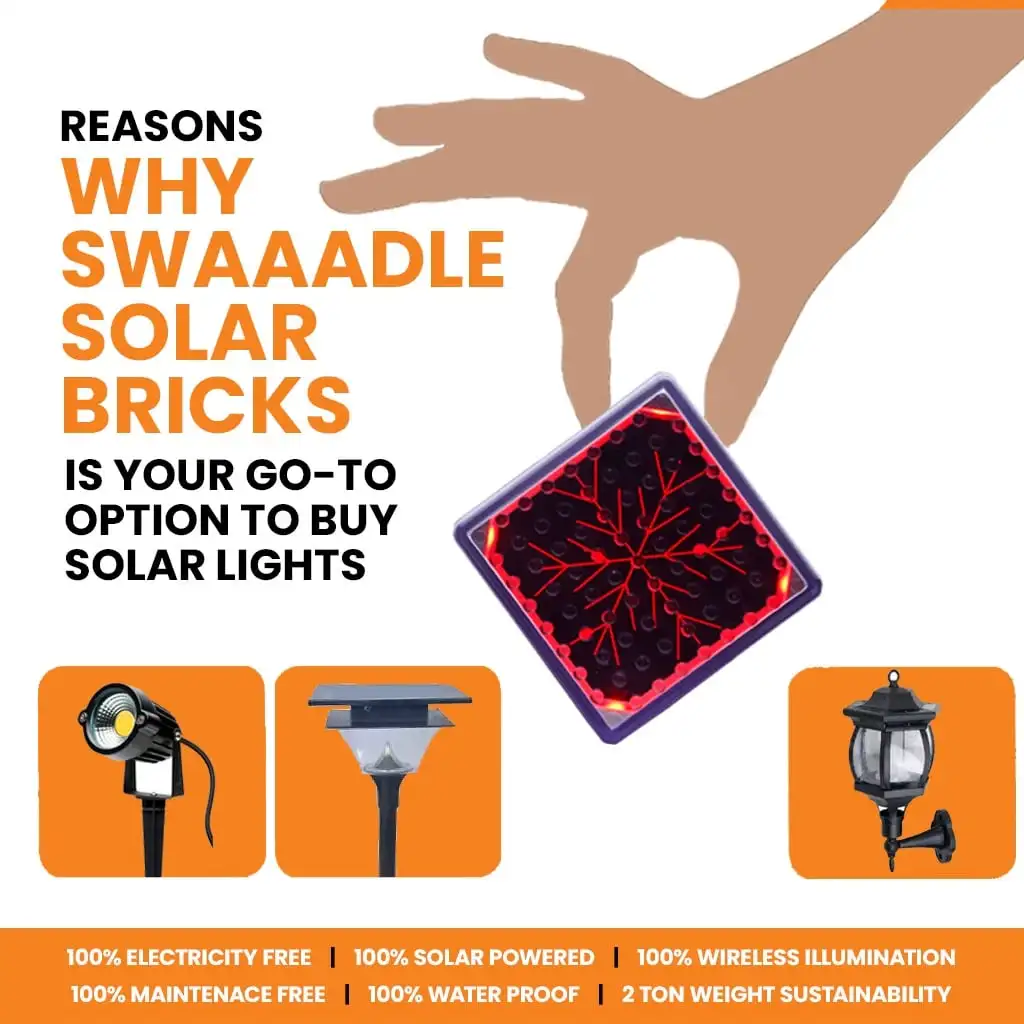 Why Swaaadle Solar Bricks Is The Best Option For Solar Lights